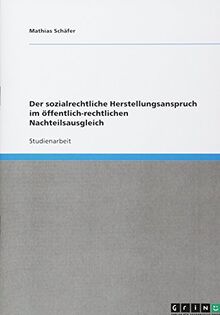 Der sozialrechtliche Herstellungsanspruch im öffentlich-rechtlichen Nachteilsausgleich