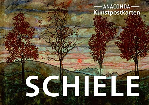 Postkarten-Set Egon Schiele: 18 Kunstpostkarten aus hochwertigem Karton. ca. 0,28€ pro Karte (Anaconda Postkarten, Band 50)