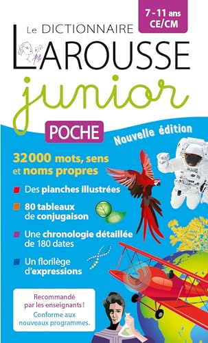 Le dictionnaire Larousse junior poche, 7-11 ans, CE, CM