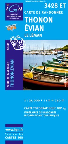 Thonon Évian 1 : 25 000: Ign.3428et