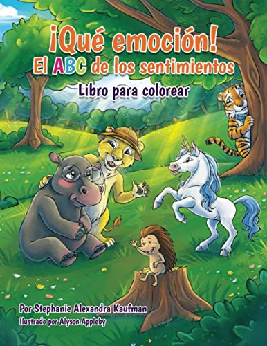 Qué emoción! El ABC de los sentimientos: Libro para colorear