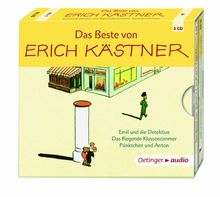 Das Beste von Erich Kästner (3 CD): Hörspiele, ca. 155 Min.