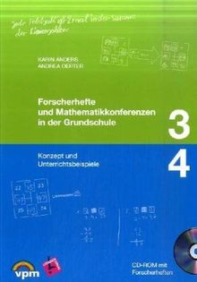 Forscherheft Mathematik 3+4: Buch inkl. CD