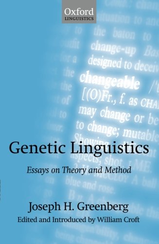 Genetic Linguistics: Essays On Theory And Method