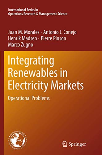 Integrating Renewables in Electricity Markets: Operational Problems (International Series in Operations Research & Management Science, Band 205)