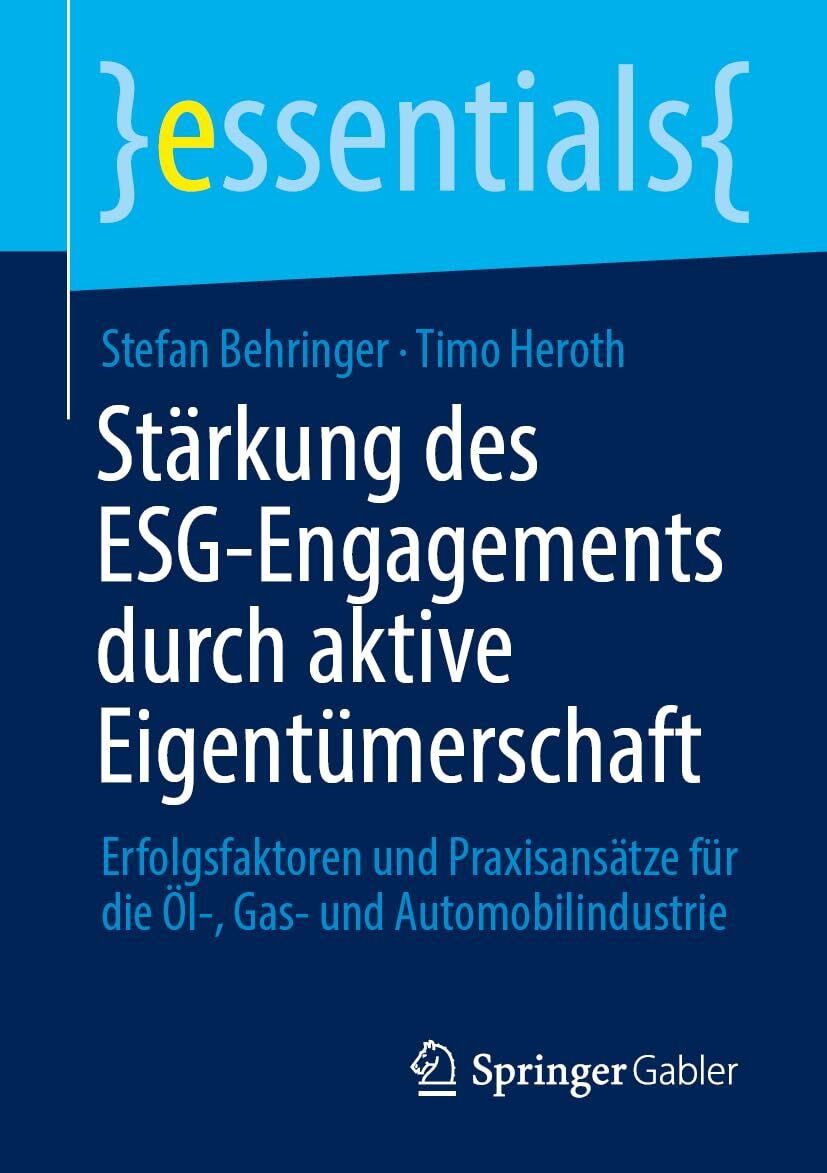 Stärkung des ESG-Engagements durch aktive Eigentümerschaft - Neuware