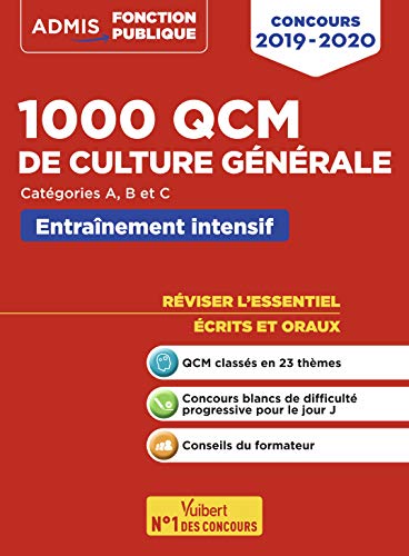 1000 QCM De Culture Générale - Concours De La Fonction Publique ...