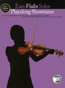 Solo Debut: Playalong Showtunes - Easy Violin Solos Vln Book/Cd: Noten, CD für Violine