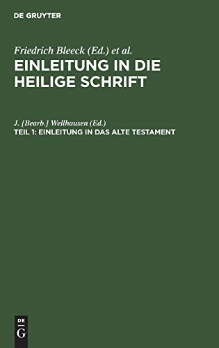 Einleitung in das Alte Testament (Einleitung in die Heilige Schrift)