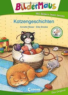 Bildermaus - Katzengeschichten: Mit Bildern lesen lernen - Ideal für die Vorschule und Leseanfänger ab 5 Jahre