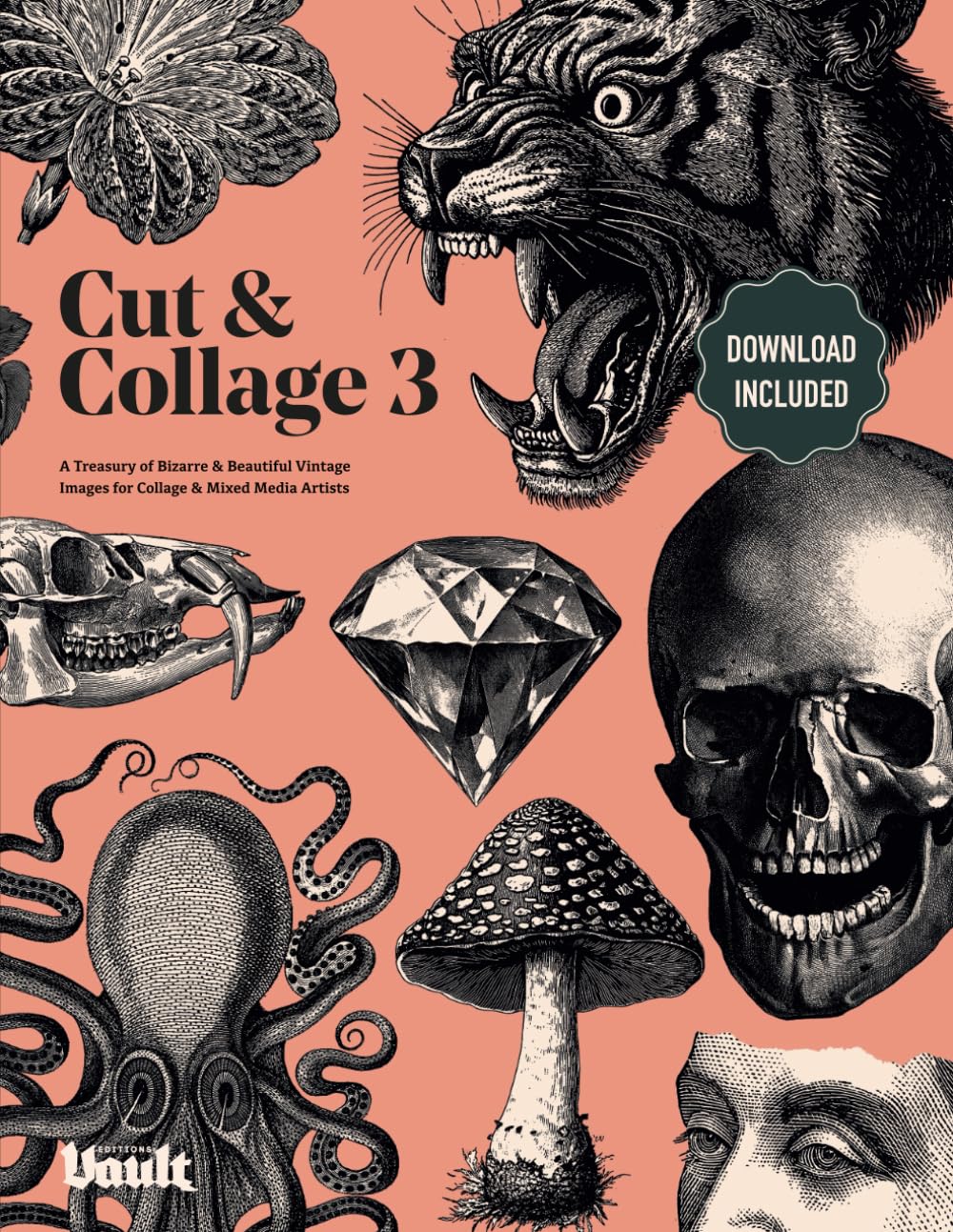 Kale James Cut & Collage 3, A Treasury Of Bizarre & Beautiful Vintage Images For Collage And Mixed Media Artists