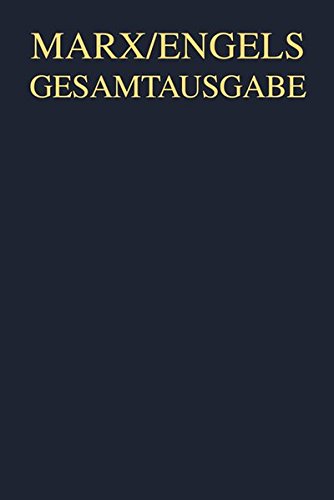 Karl Marx / Friedrich Engels Gesamtausgabe (MEGA): Karl Marx: Ökonomische Manuskripte 1863-1867: Teil 1