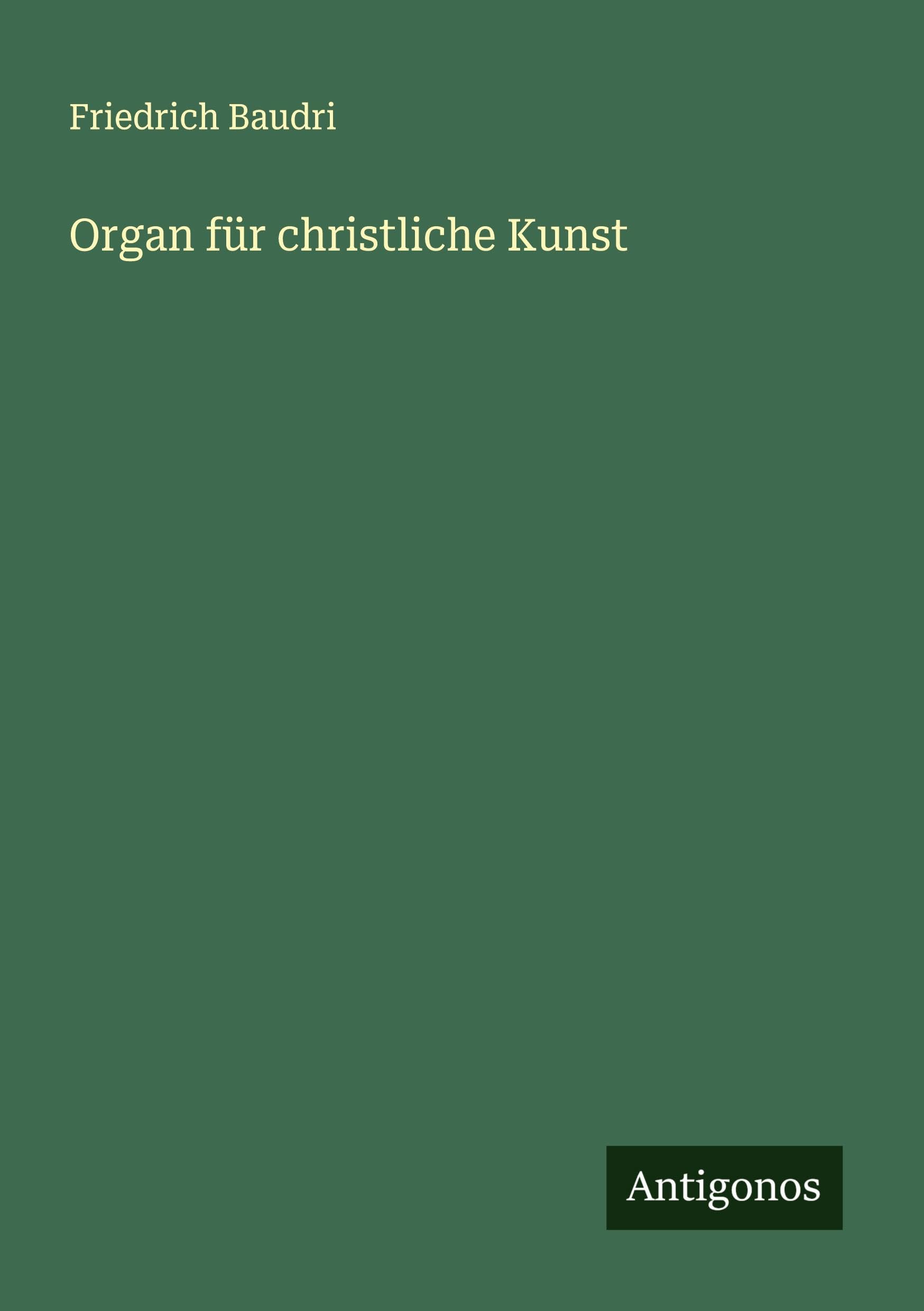 Organ für christliche Kunst