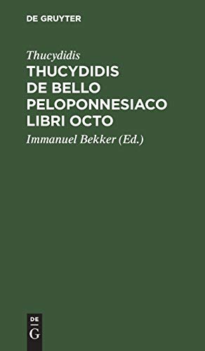 Thucydidis de bello peloponnesiaco libri octo