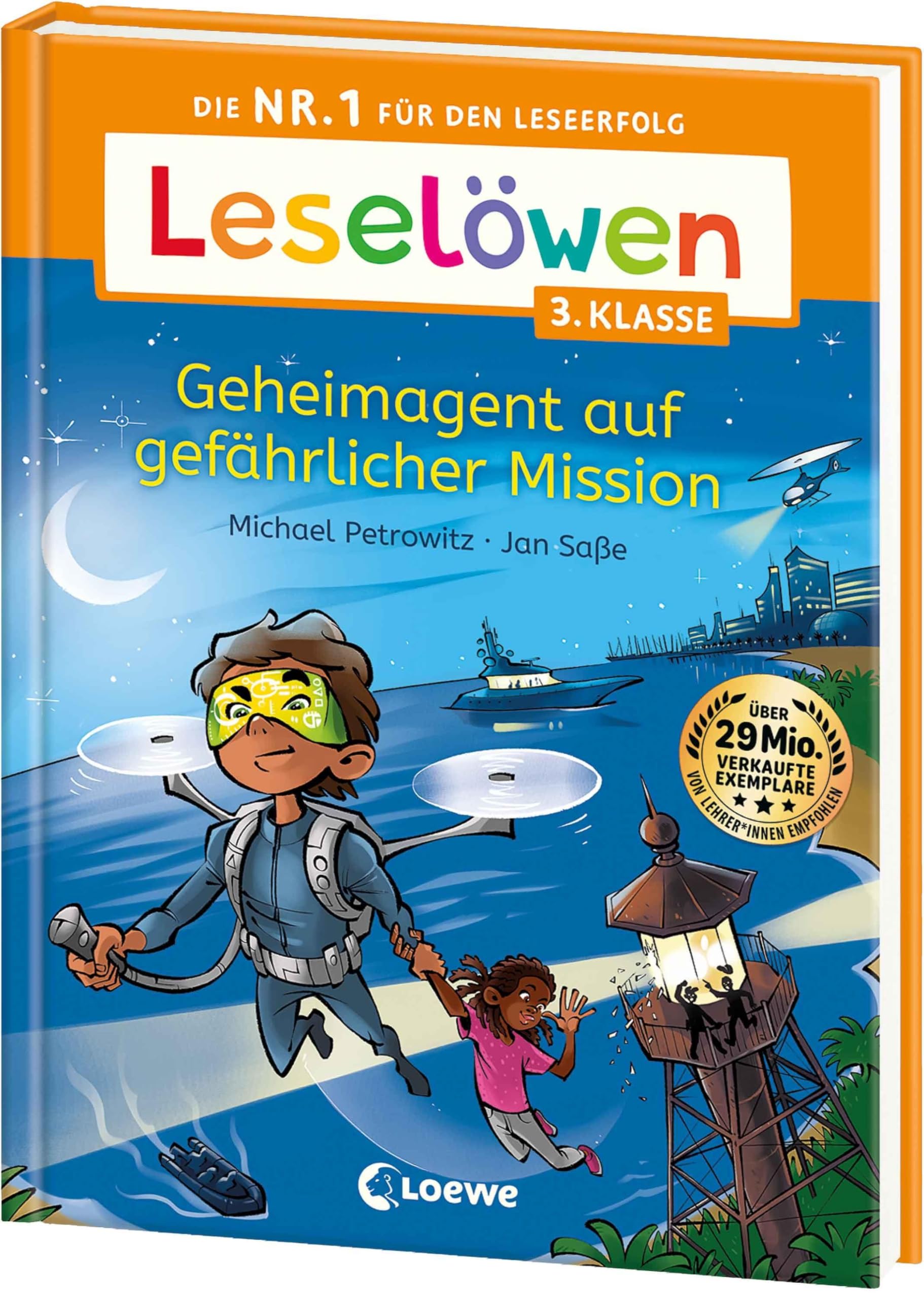 Leselöwen 3. Klasse - Geheimagent auf gefährlicher Mission: Die Nr. 1 für den Leseerfolg - Mit Leselernschrift ABeZeh - Lesespaß für Kinder ab 8 Jahren