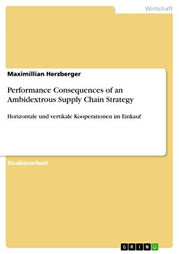 Performance Consequences of an Ambidextrous Supply Chain Strategy: Horizontale und vertikale Kooperationen im Einkauf