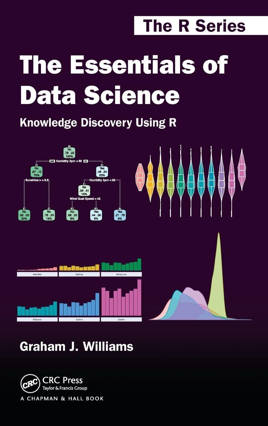 The Essentials of Data Science: Knowledge Discovery Using R (Chapman & Hall/CRC The R)