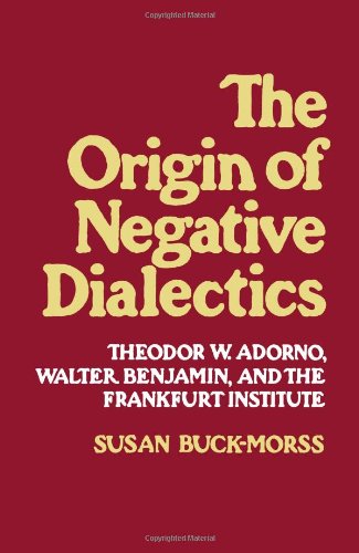 Origin of Negative Dialectics: Theodore W. Adorno, Walter Benjamin, and the Frankfurt Institute