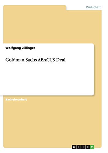 Goldman Sachs ABACUS Deal