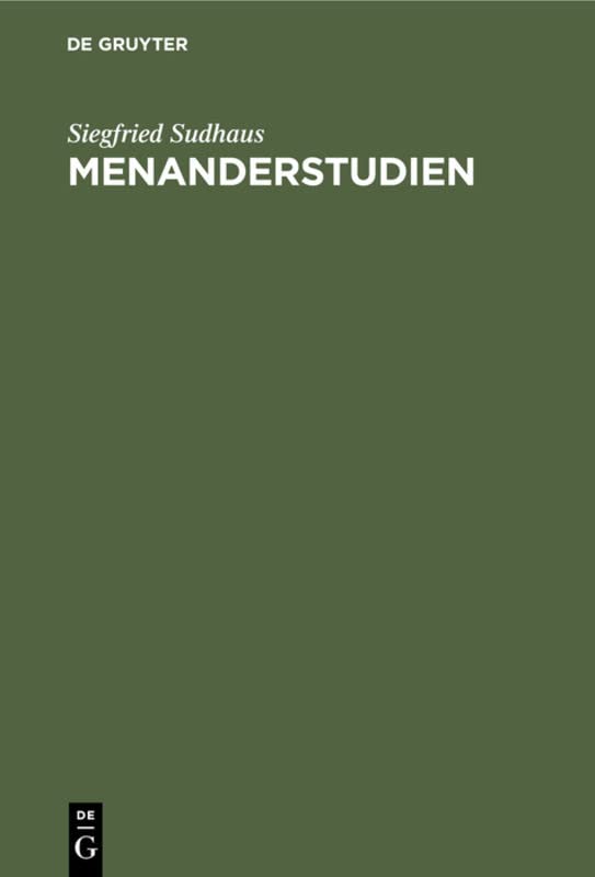 Menanderstudien