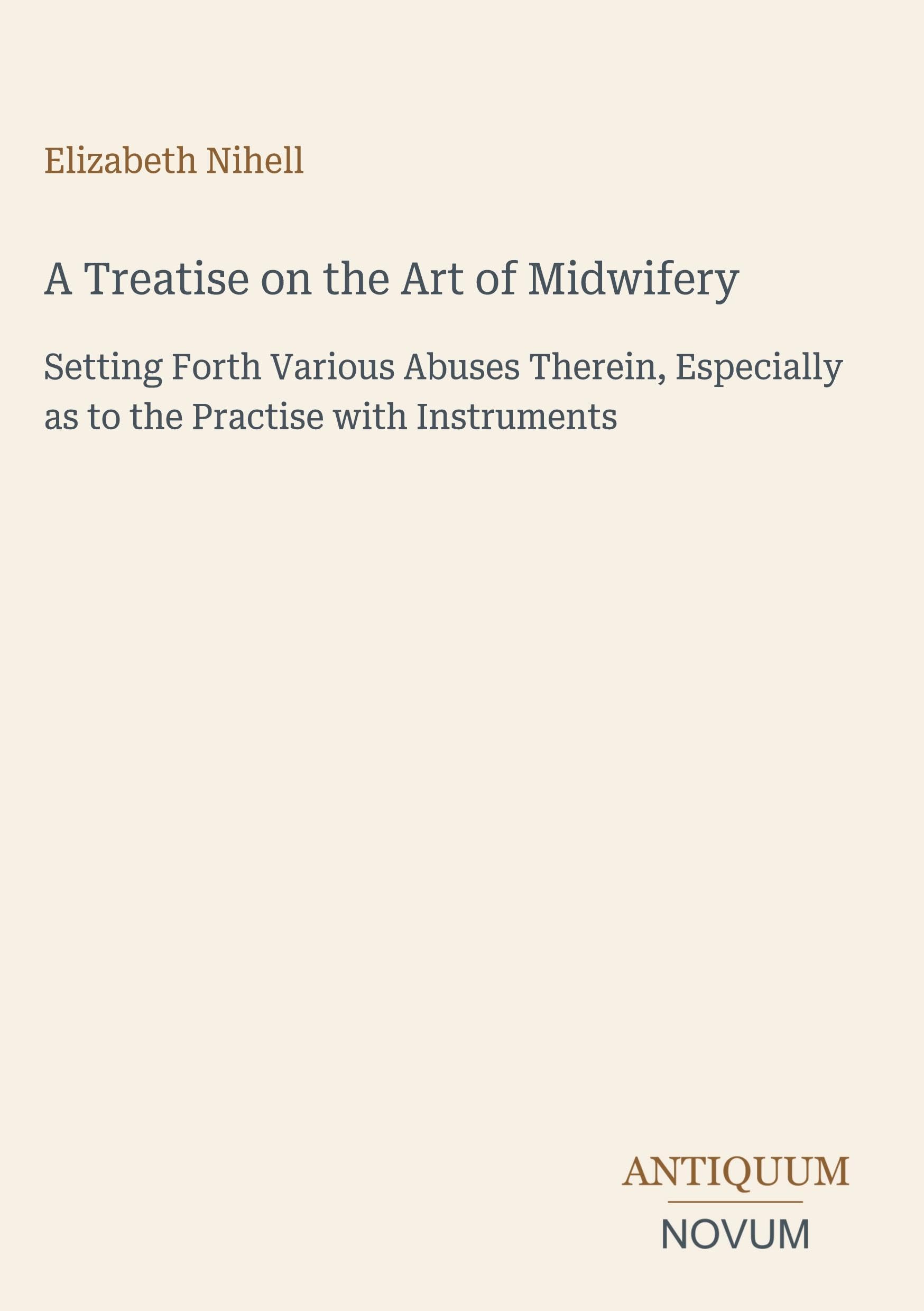 A Treatise on the Art of Midwifery