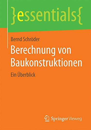 Berechnung von Baukonstruktionen (essentials)