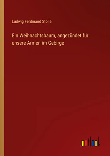 Ein Weihnachtsbaum, angezündet für unsere Armen im Gebirge