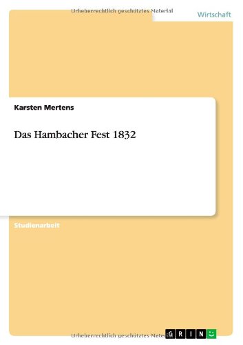 Das Hambacher Fest 1832