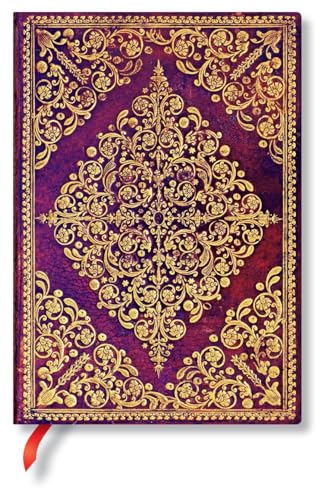 Viola Midi Lined Hardcover Journal, 144pg, 120GSM by Paperblanks (Diamond Rosette)