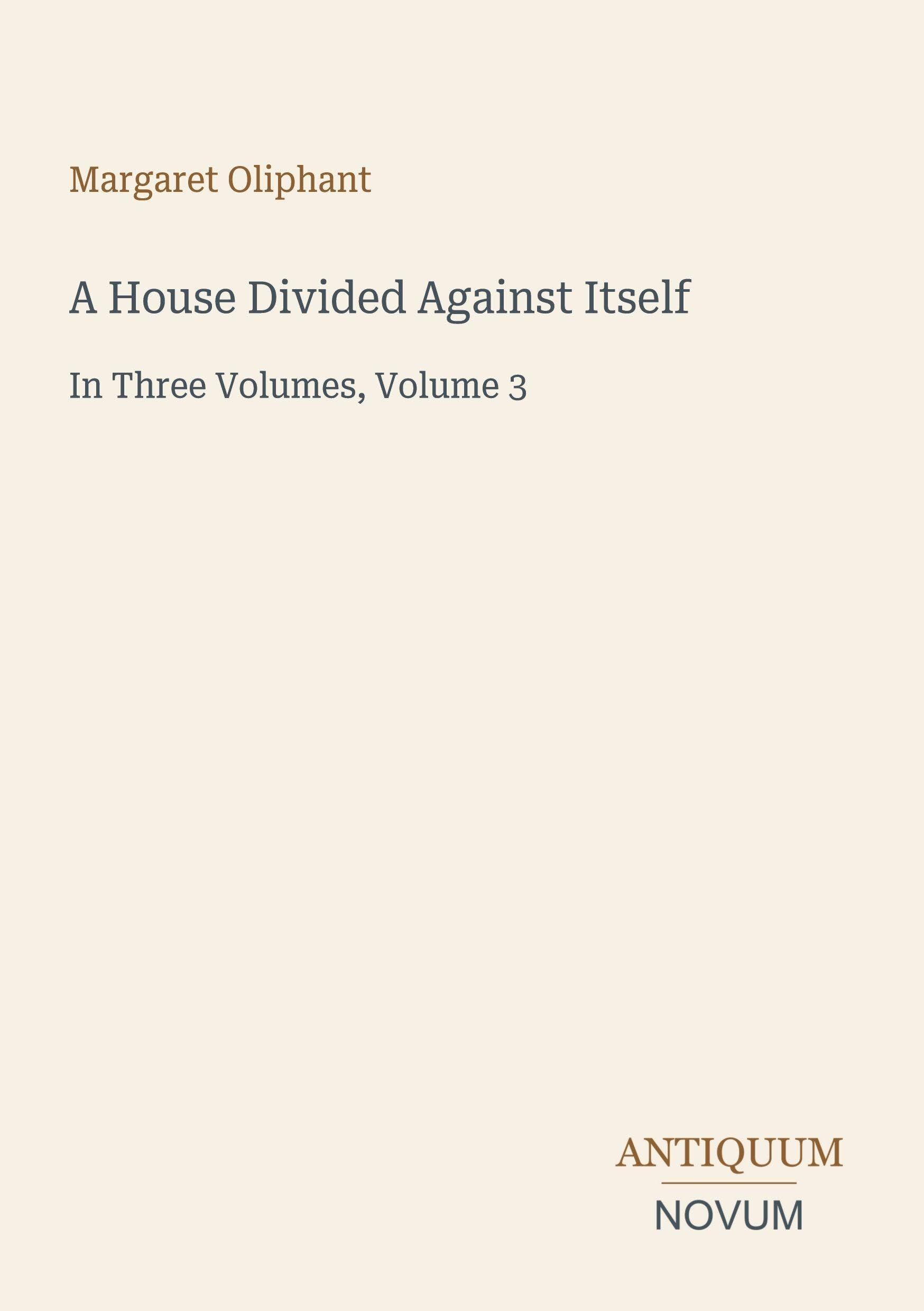 A House Divided Against Itself