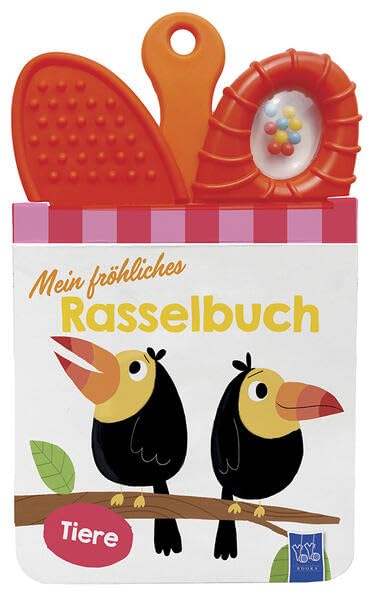 Mein fröhliches Rasselbuch - Tiere Pappband