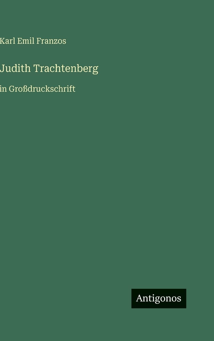 Judith Trachtenberg: in Großdruckschrift