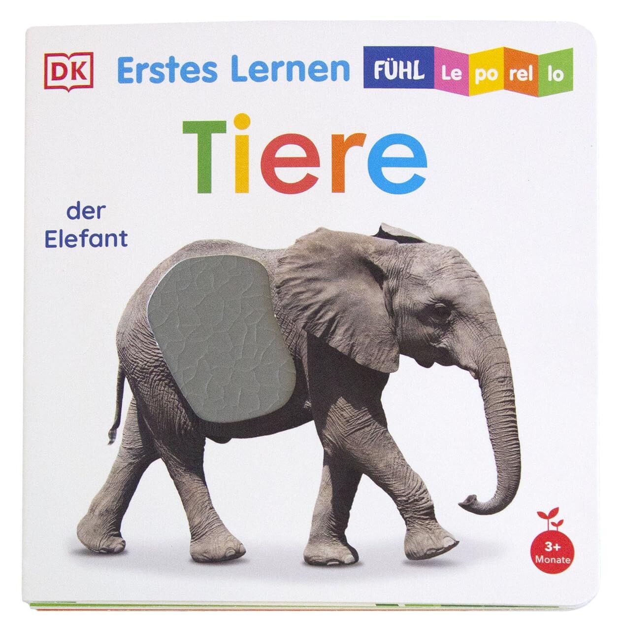 Lernen, DK Erstes: Erstes Lernen Fühl-Leporello. Tiere