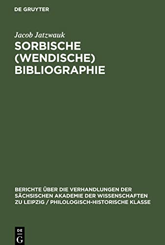 Sorbische (Wendische) Bibliographie