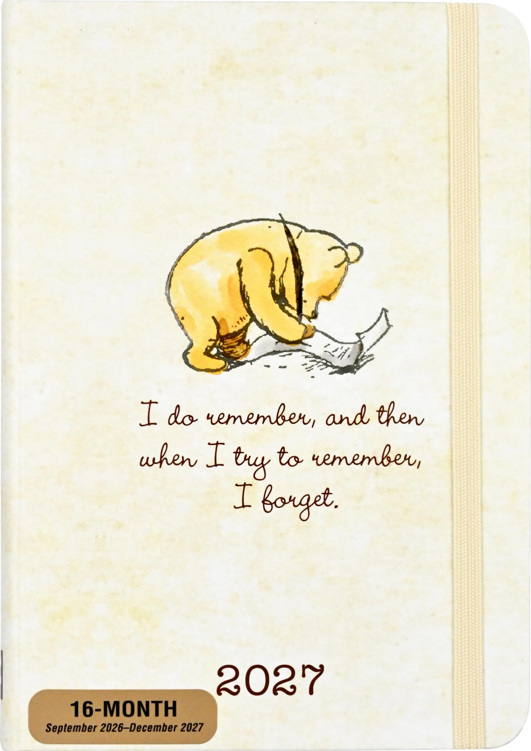 2027 Winnie-The-Pooh Weekly Planner (16 Months, Sept 2026 to Dec 2027)