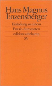 Einladung zu einem Poesie-Automaten (edition suhrkamp)