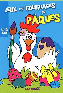 Jeux et coloriages de Pâques, 4-6 ans