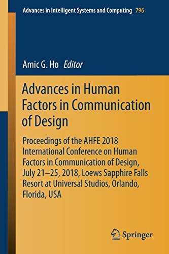 Advances in Human Factors in Communication of Design (Advances in Intelligent Systems and Computing, Band 796)