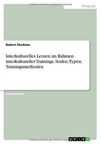 Interkulturelles Lernen im Rahmen interkultureller Trainings. Stufen, Typen, Trainingsmethoden