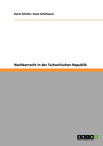 Nachbarrecht in der Tschechischen Republik