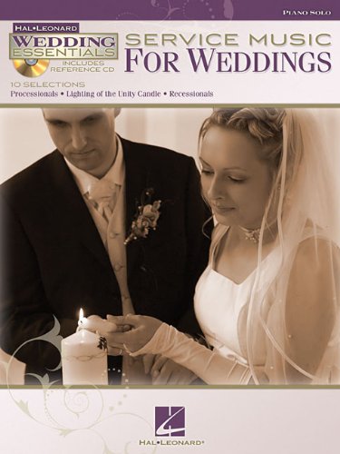 Service Music For Weddings Piano Solo Book/Cd (Wedding Essentials)