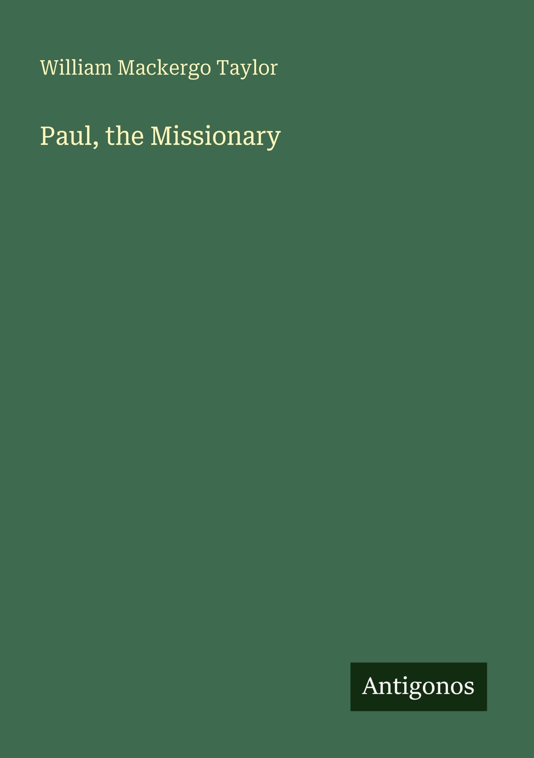 Paul, the Missionary