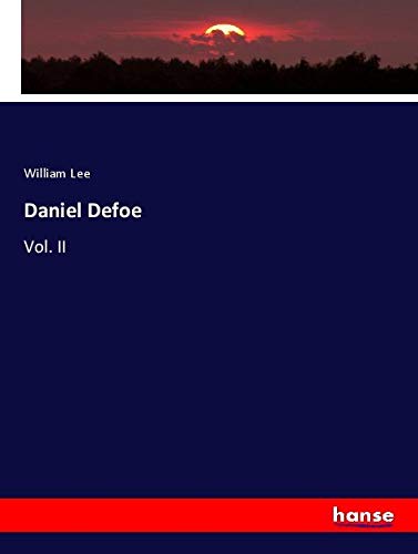 Daniel Defoe: Vol. II