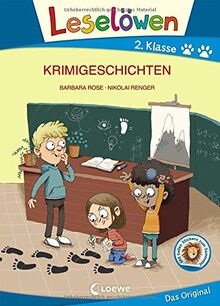 Leselöwen 2. Klasse - Krimigeschichten: Erstlesebuch für Kinder ab 6 Jahre - Großbuchstabenausgabe