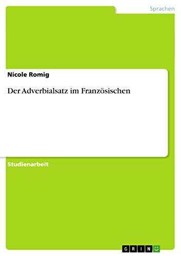 Der Adverbialsatz im Französischen