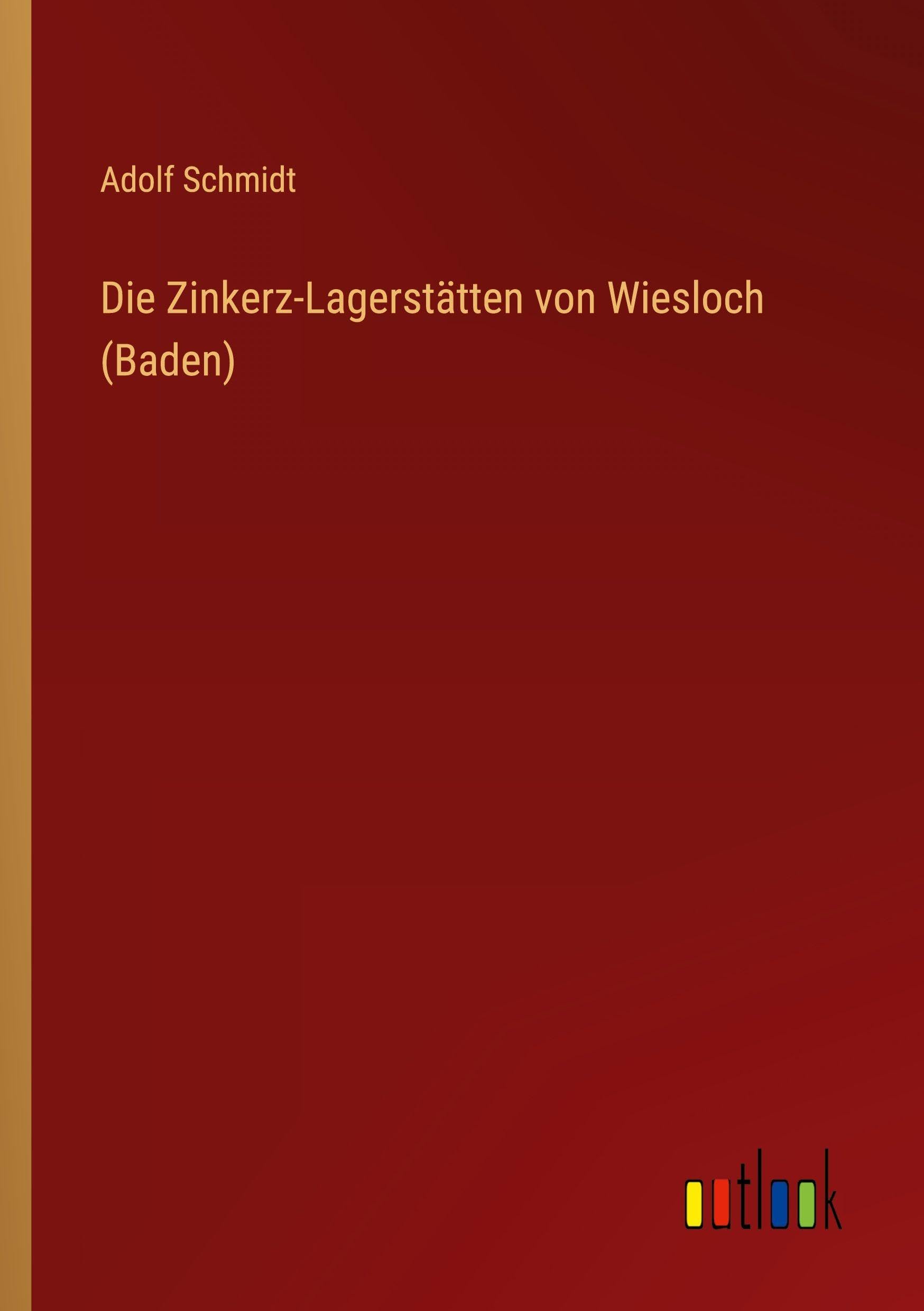 Die Zinkerz-Lagerstätten von Wiesloch (Baden)
