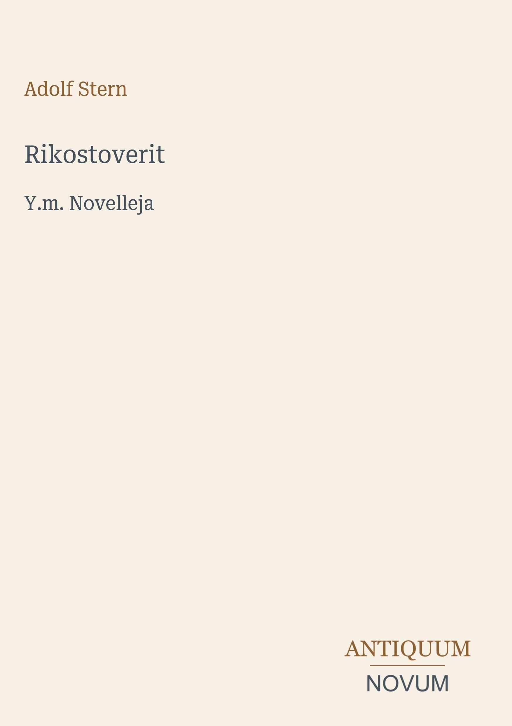 Rikostoverit