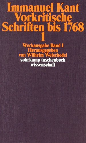 Kant, Immanuel: Werkausgabe. Herausgegeben von Wilhelm Weischedel. 12 Bände