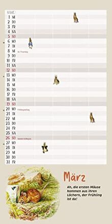 Peter Hase 2023 Familienplaner: Peter Hase Kalender