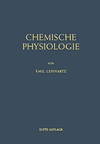 Einführung in die Chemische Physiologie